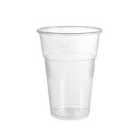 Bierglas  mm (Farbe: Transparent / Material: PP) (VPE 700...