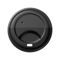 Deckel für Kaffeebecher 0,3 Ø 90 mm schwarz |...