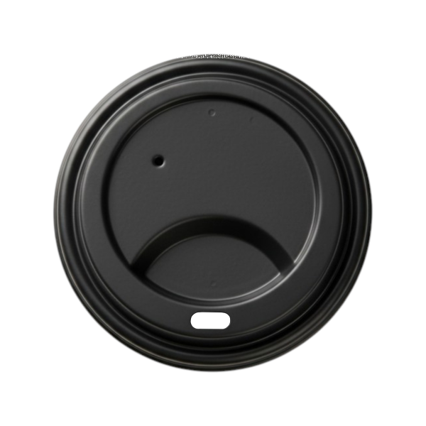 Deckel für Kaffeebecher 0,2 Ø 80 mm schwarz