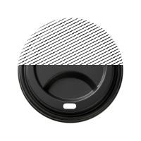 Deckel für Kaffeebecher 0,2 Ø 80 mm schwarz |...