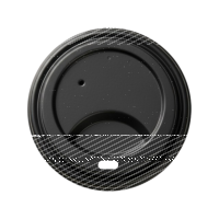 Deckel für Kaffeebecher 0,2 Ø 80 mm schwarz