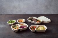 Tray Side Dish Fibre 1-Comp 55 mm? 140x116x55?? mm...