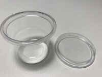 Dressingbecher 80 ml transparen inkl. Deckel Kombipack