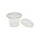 Dressingbecher 80 ml transparent inkl. Deckel Kombipack | VPE 500 (5 x 100)