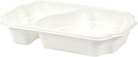 PP-Schale 2-geteilt Take-Away 250x159x45 mm (Farbe:...