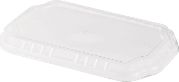 Deckel für PP-Schalen Take-Away 256x163x12 mm (Farbe: Transparent / Material: APET) (VPE 246 St.)