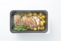 Menüschale 1-geteilt 1-comp 260x158x70,7 mm (Farbe:...