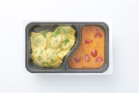 Menüschale 2-geteilt 2-comp 260x158x43,7 mm (Farbe:...