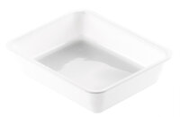 CPET-Schale 1-geteilt 225x175x54 mm (Farbe: Weiß /...
