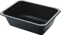 CPET Take-Away klein 171x127x50 mm (Farbe: Schwarz /...