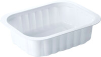 PP-Schälchen 138x114x35 mm (Farbe: Weiß /...
