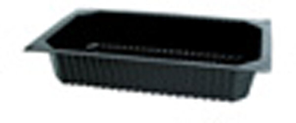 PP Schale 1/4 GN 265x162x50 mm (Farbe: Schwarz / Material: PP) (VPE 200 St.)