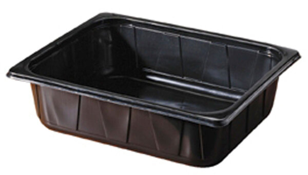 PP Schale 1/2 GN 325x265x80 mm (Farbe: Schwarz / Material: PP) (VPE 96 St.)