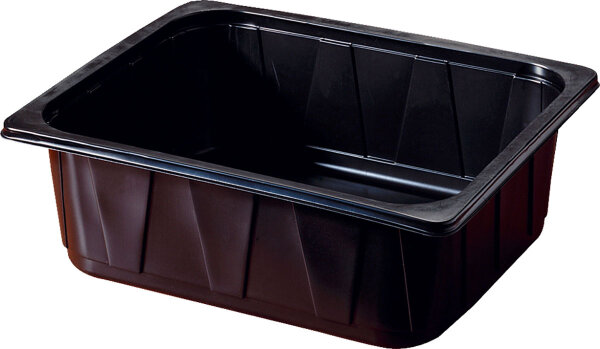 PP Schale 1/2 GN 325x265x100 mm (Farbe: Schwarz / Material: PP) (VPE 92 St.)