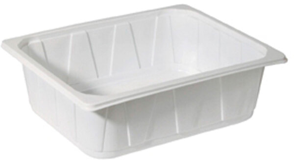 PP Schale 1/2 GN 325x265x100 mm (Farbe: Weiß / Material: PP) (VPE 92 St.)