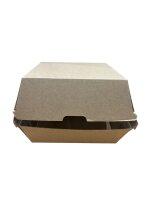Burgerbox Wellpappe 14,5 x 14,5 x 8 cm gefaltet neutral #58