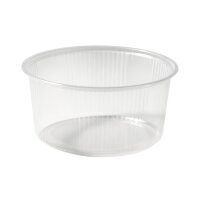 Verpackungsbecher 250 ml transparent inkl. Deckel...