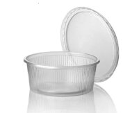 Verpackungsbecher 125 ml transparent inkl. Deckel Kombipack