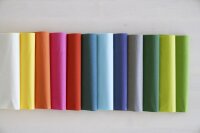 Zelltuchservietten 24 x 24 cm, 1-lagig, 1/4-Falz, Uni...