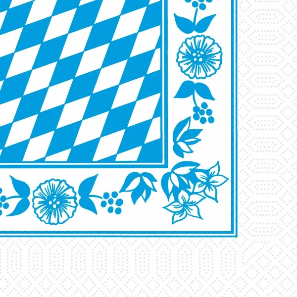 Zelltuchservietten 33 x 33 cm, 3-lagig, 1/4-Falz, Motive, Kleinpack (VPE 500 St.)