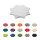 Bio-Dunisoft-Servietten 20 x 20 cm, 1/4-Falz, Uni (VPE 2880 St.)