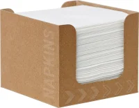 Bio-Dunisoft-Servietten 20 x 20 cm, Spenderboxen (VPE...