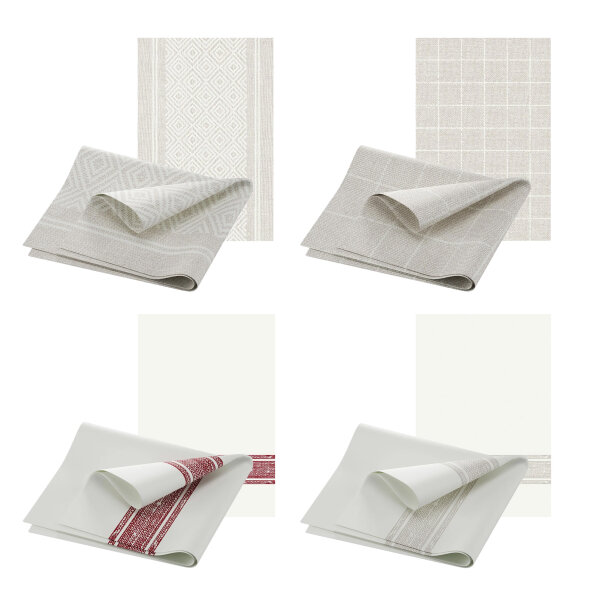 Dunilin-Servietten 40 x 60 cm, 1/4-Falz, Motive (VPE 225 St.)