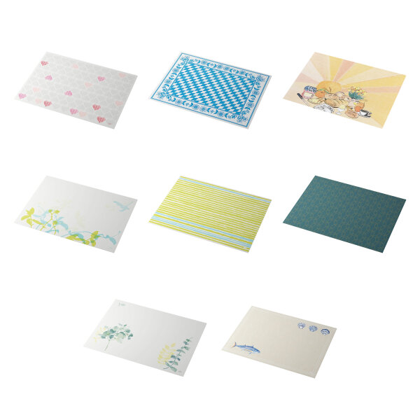 Tischsets Dunicel 30 x 40 cm, Motive (VPE 500 St.)