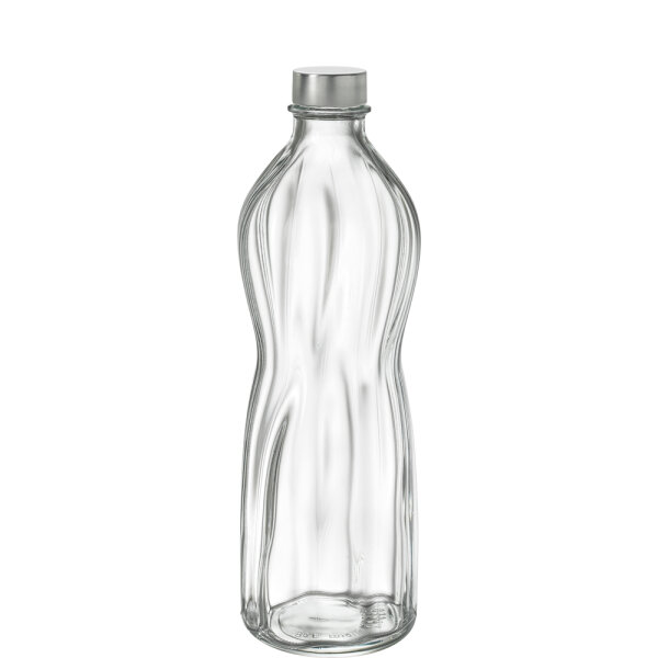 Aqua Flasche 100cl mit Metallschraubverschluss  (VPE 6 St.)