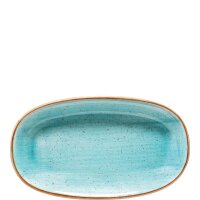 Aura Aqua Gourmet Platte oval 34x19cm  (VPE 6 St.)