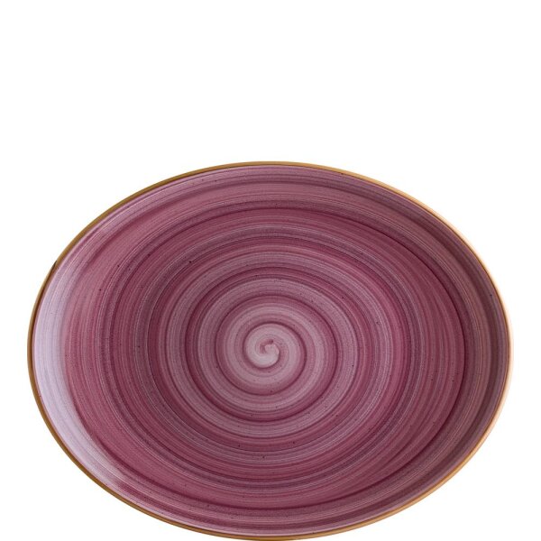 Aura Blackberry Moove Platte oval 31x24cm  (VPE 6 St.)