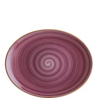 Aura Blackberry Moove Platte oval 31x24cm  (VPE 6 St.)