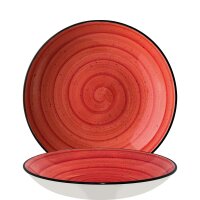 Aura Passion Bloom Teller tief 28cm  (VPE 6 St.)