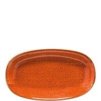 Aura Terracotta Gourmet Platte oval 24x14cm  (VPE 12 St.)