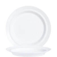 Autonomy White Teller flach 19cm  (VPE 12 St.)