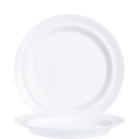 Autonomy White Teller flach 23cm  (VPE 12 St.)