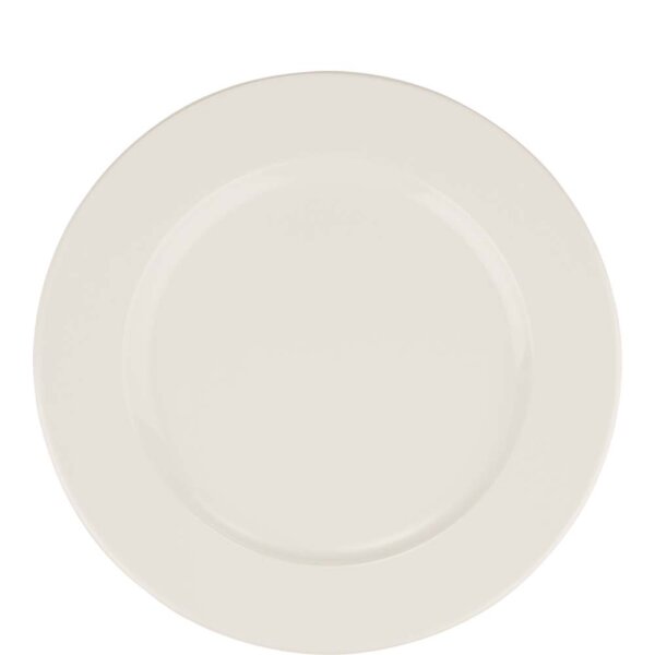 Banquet Cream Teller flach 17cm  (VPE 12 St.)