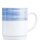 Brush Blue Bockbecher 25cl stapelbar  (VPE 6 St.)