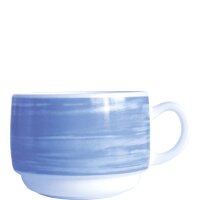 Brush Blue Obertasse 19cl stapelbar  (VPE 12 St.)