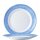 Brush Blue Teller flach 25,2cm  (VPE 6 St.)