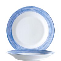 Brush Blue Teller tief 22,5cm  (VPE 6 St.)