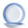 Brush Blue Teller tief 22,5cm  (VPE 6 St.)