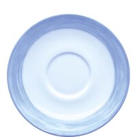 Brush Blue Untertasse 14cm  (VPE 6 St.)