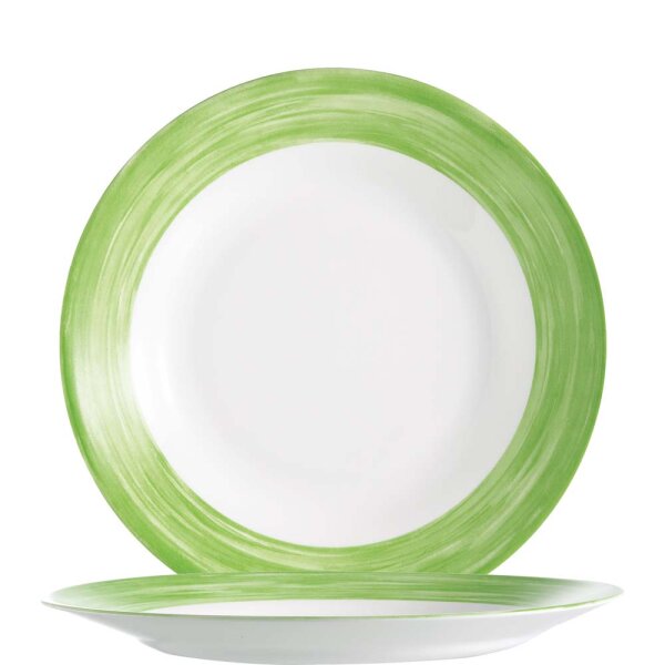 Brush Green Teller flach 25,2cm  (VPE 6 St.)