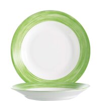 Brush Green Teller tief 22,5cm  (VPE 6 St.)