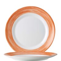 Brush Orange Teller flach 15,5cm  (VPE 6 St.)