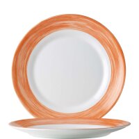 Brush Orange Teller flach 19,5cm  (VPE 6 St.)