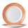 Brush Orange Teller flach 23,5cm  (VPE 6 St.)