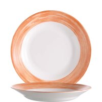 Brush Orange Teller tief 22,5cm  (VPE 6 St.)