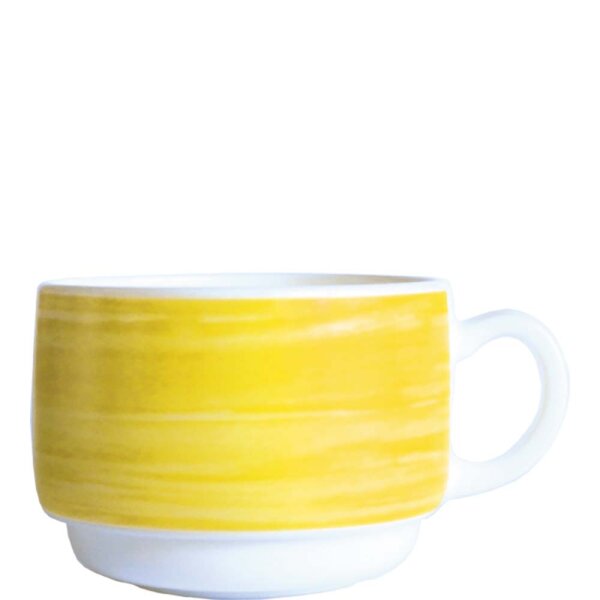 Brush Yellow Obertasse 19cl stapelbar  (VPE 12 St.)